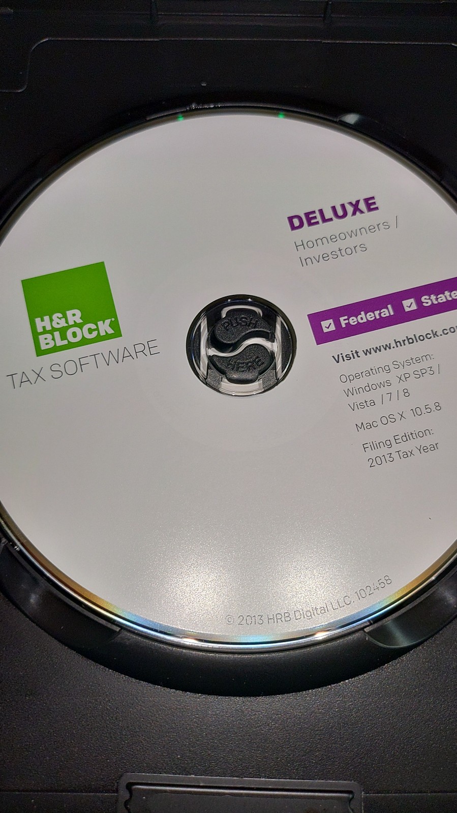 {H&R Block} Tax Software (2013)- Deluxe Edition