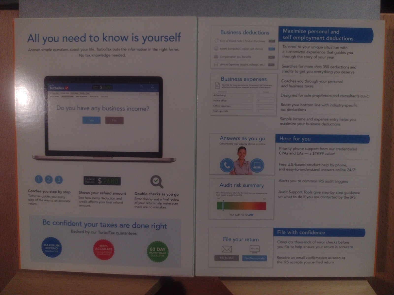 2014 TurboTax Home and Business CD Windows/Mac
