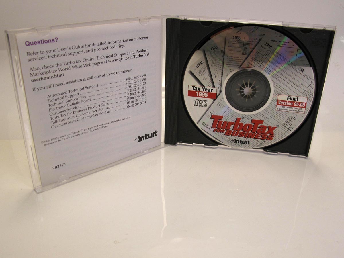 95 TurboTax For Business Edition 1995 PRE-OWNED