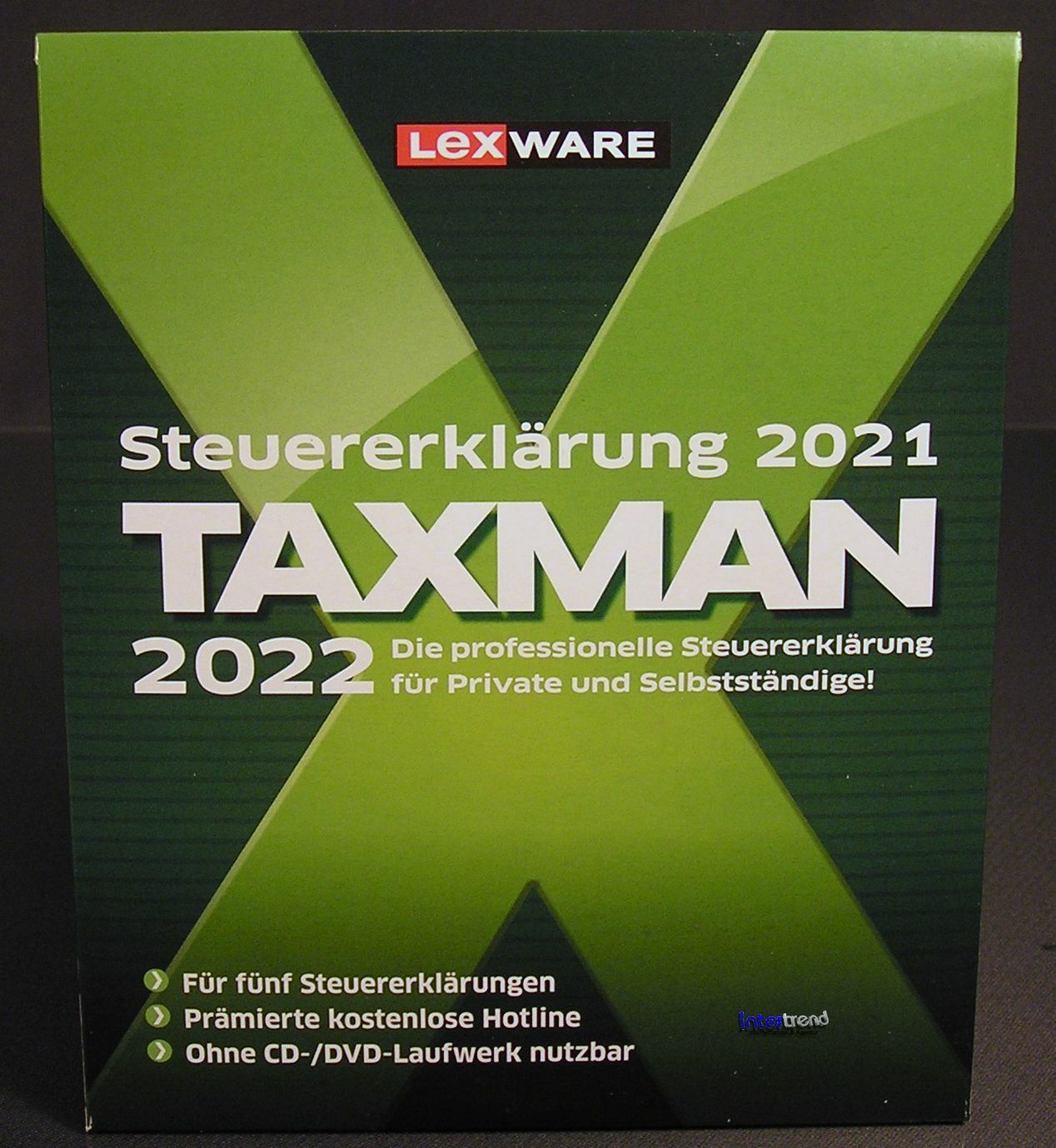 Lexware Taxman 2022 Vollversion Box + DVD Steuerjahr 2021 + Steuerhandbuch NEU