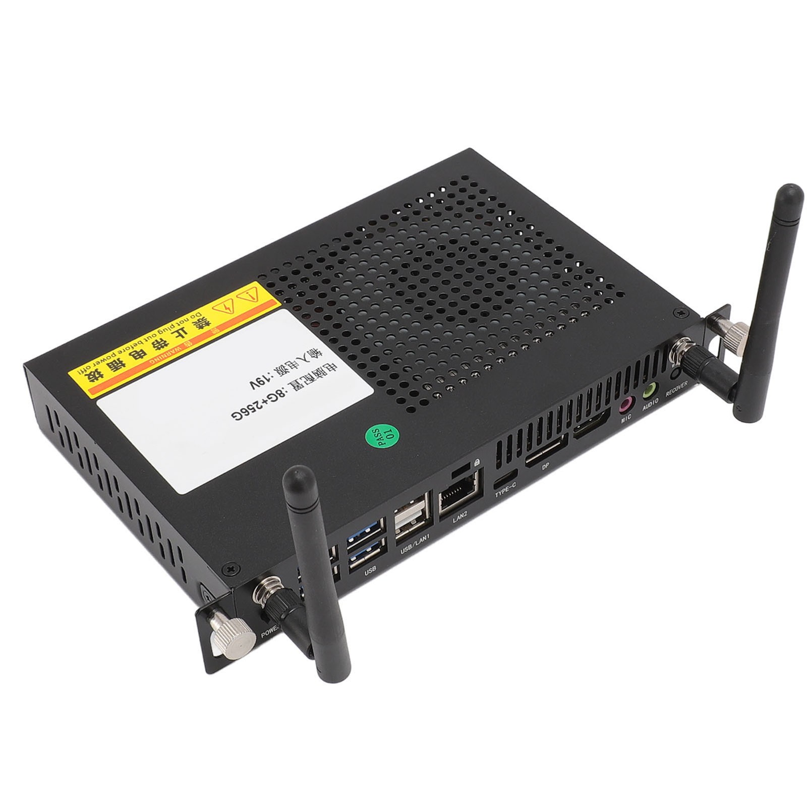 Small PC 8GB DDR4 256GB SSD 12th 13th Gen Mobile Processor Built In Industr IOFI
