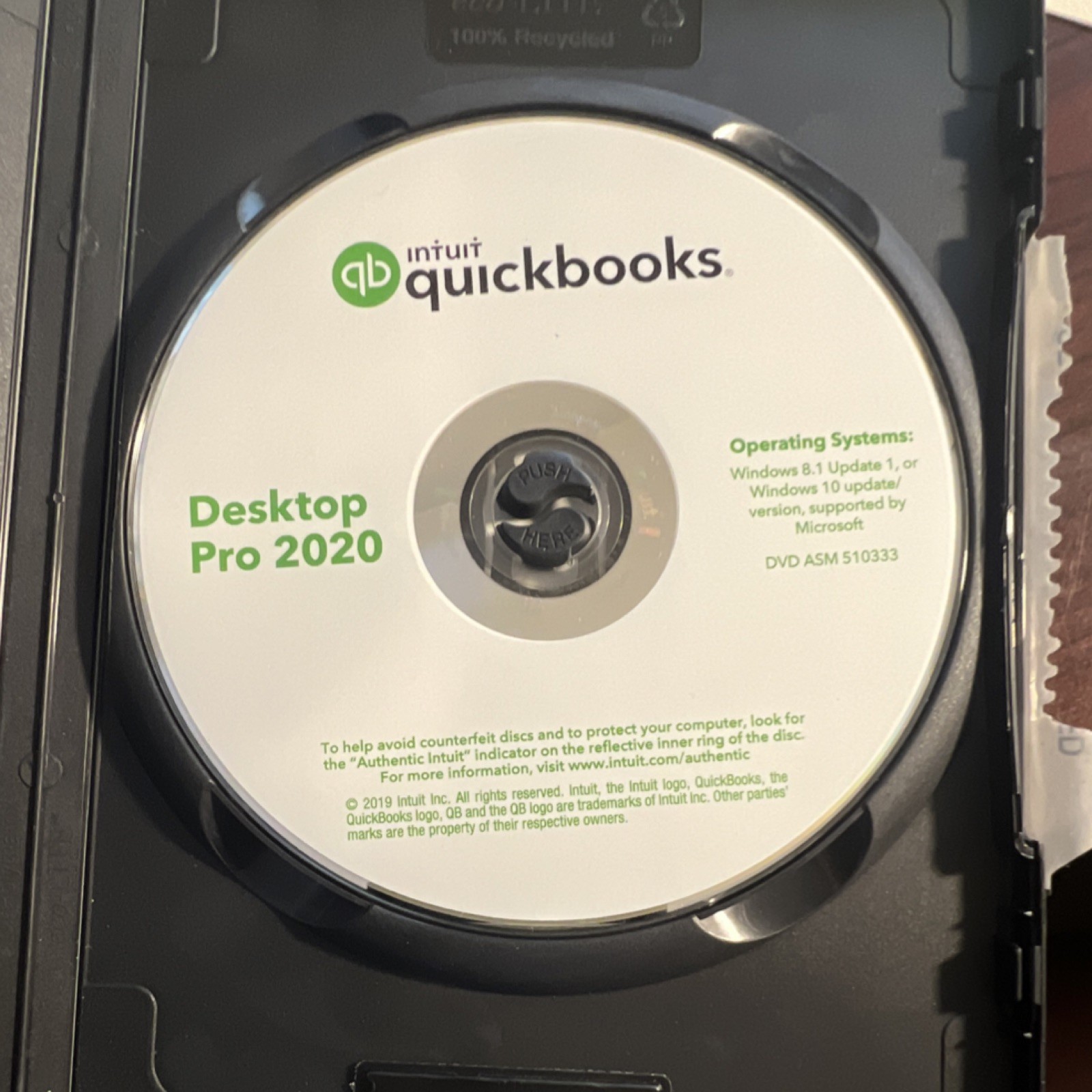 Intuit QuickBooks Desktop Pro 2020 Accounting DVD-ROM Retail Win 8.1/10