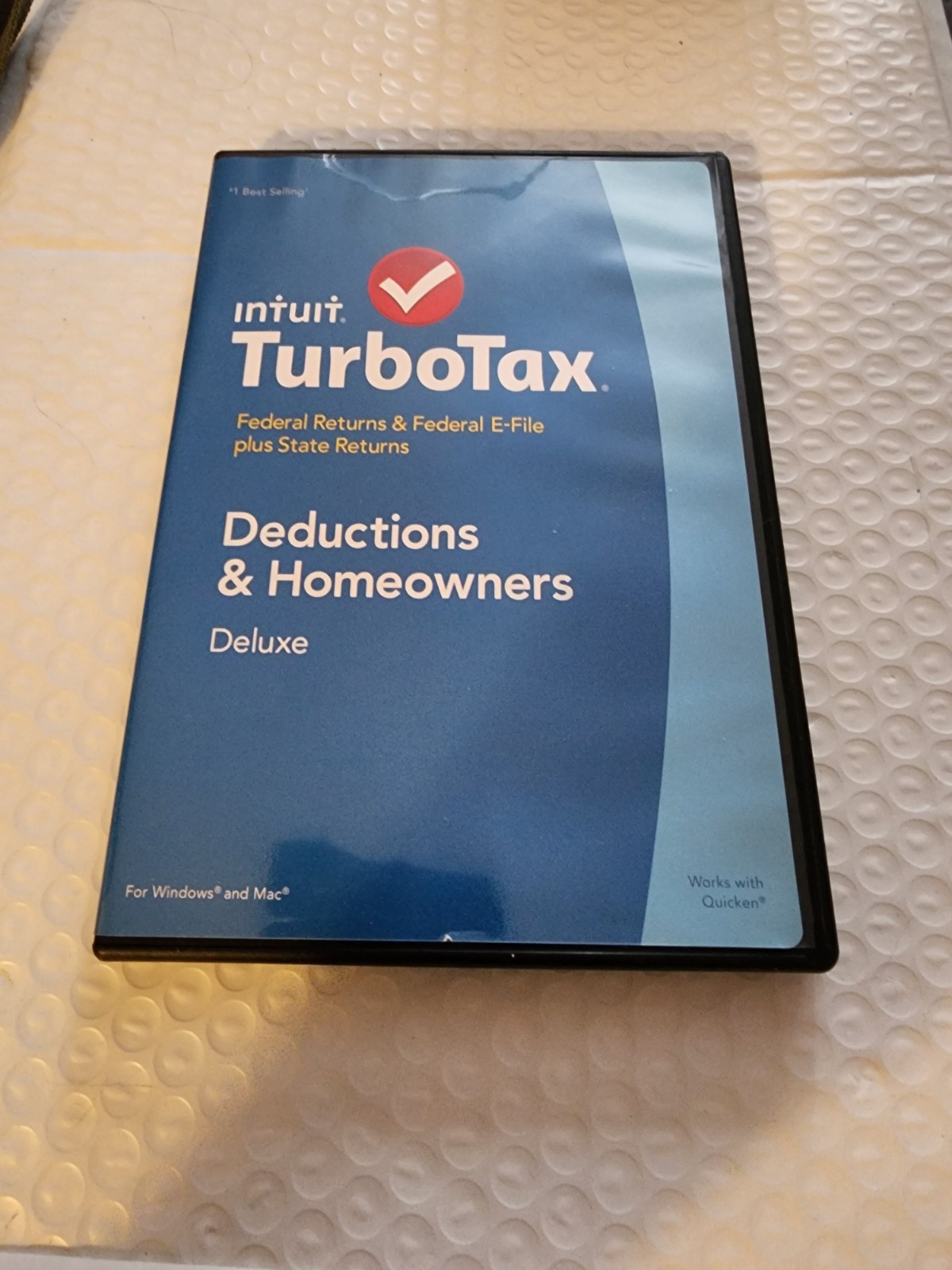 B36. 2014 TurboTax Deductions and Homeowners Federal Returns, E file plus State