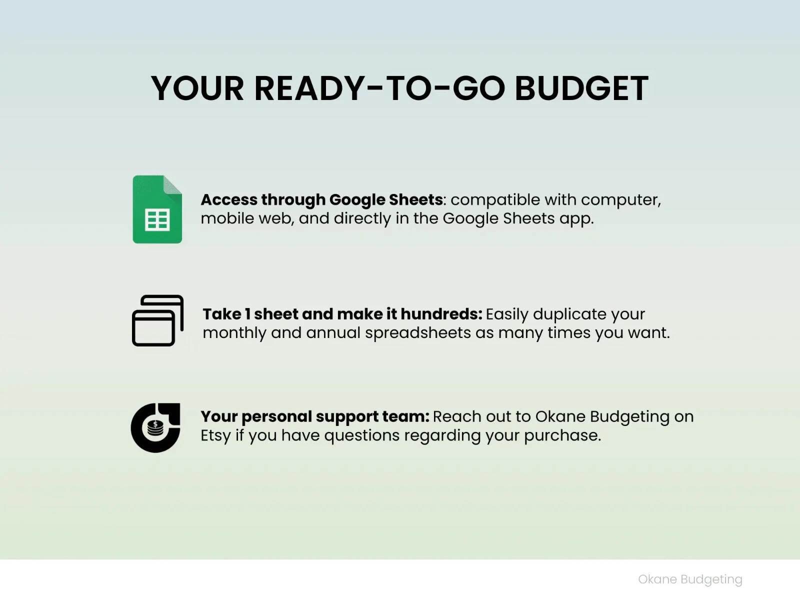 Easy Personal Budget Spreadsheet Finance Saving Template 2024 Planner Google