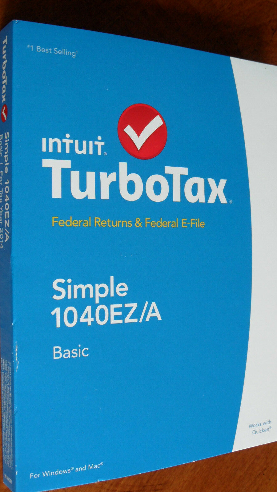 2018 TurboTax FEDERAL Basic Return Turbo Tax NEW sealed CD in the Box!