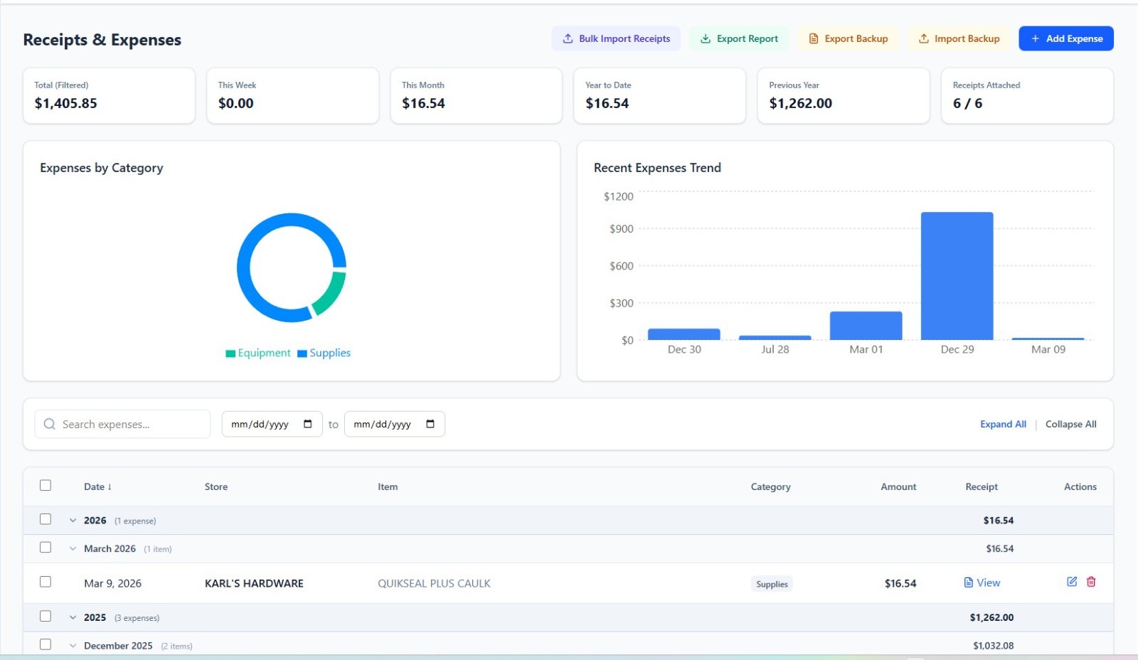Invoice Maker Software Windows – Estimates, Service Log, AI Receipts