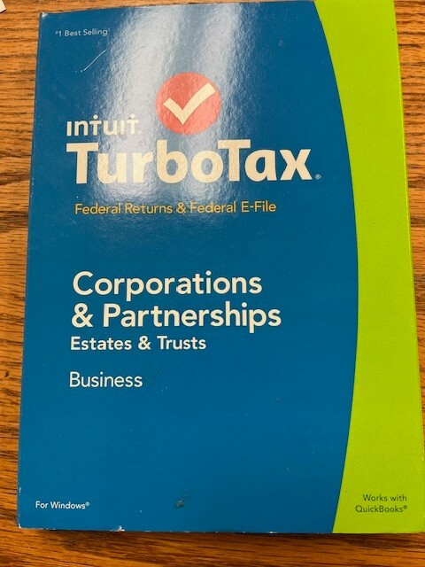 TurboTax 2014 BUSINESS CORPORATION PARTNERSHIP ESTATE & Trust CD Business Intuit