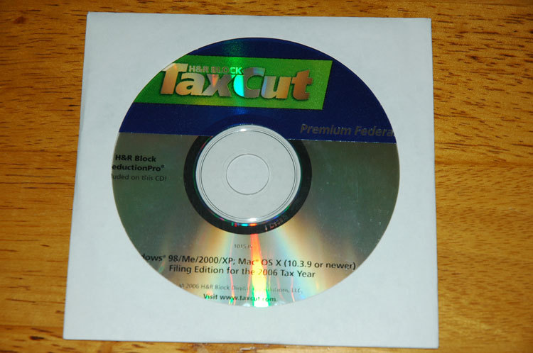 2007 TaxCut PREMIUM turbo Federal H&R Block Tax Cut New sealed CD in Retail Box!