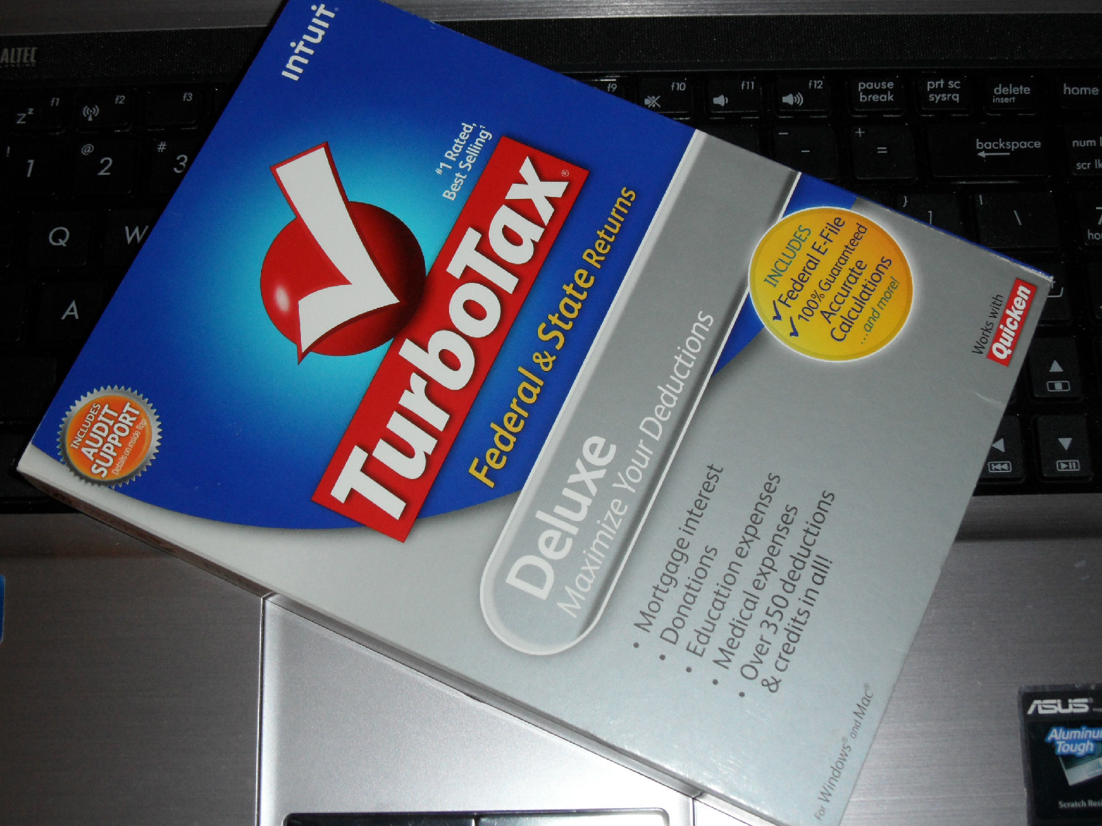 2007 TurboTax Deluxe Federal Turbo Tax New factory sealed CD!