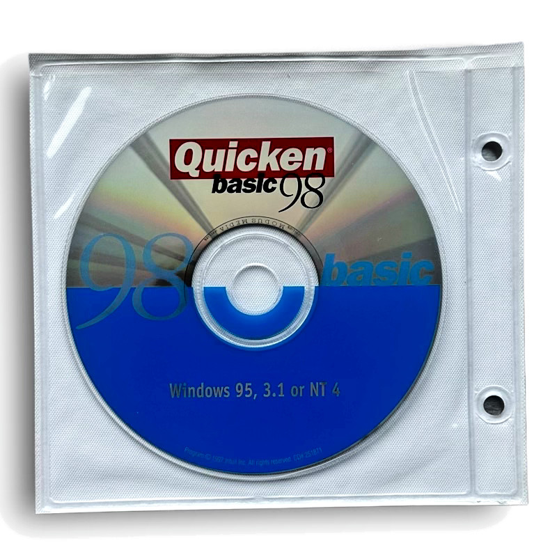 Quicken Basic ’98 for Windows 95, 3.1 or NT 4 Vintage Software