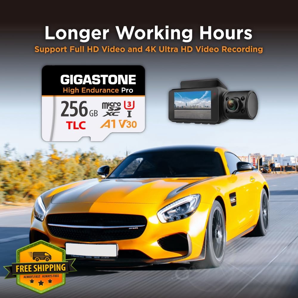 Gigastone 256GB Micro SD Card High Endurance
