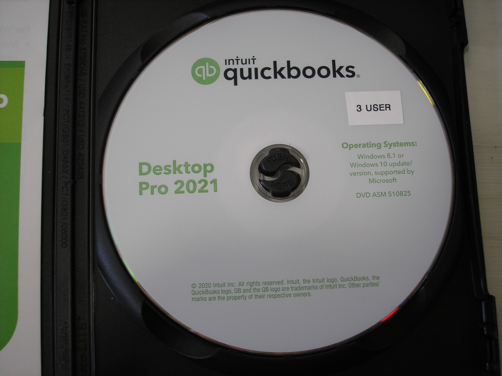 =3 USER VERSION=INTUIT QUICKBOOKS DESKTOP PRO 2021 FOR WINDOWS=PERMANENT LICENSE