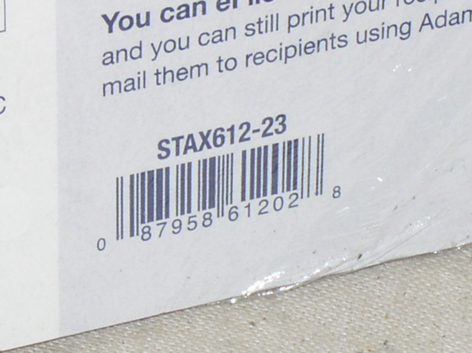 SEALED 2023 ADAMS STAX612-23 W2 TAX KIT FORMS 6-PART W3 12 EMPLOYEES + ENVLOPES
