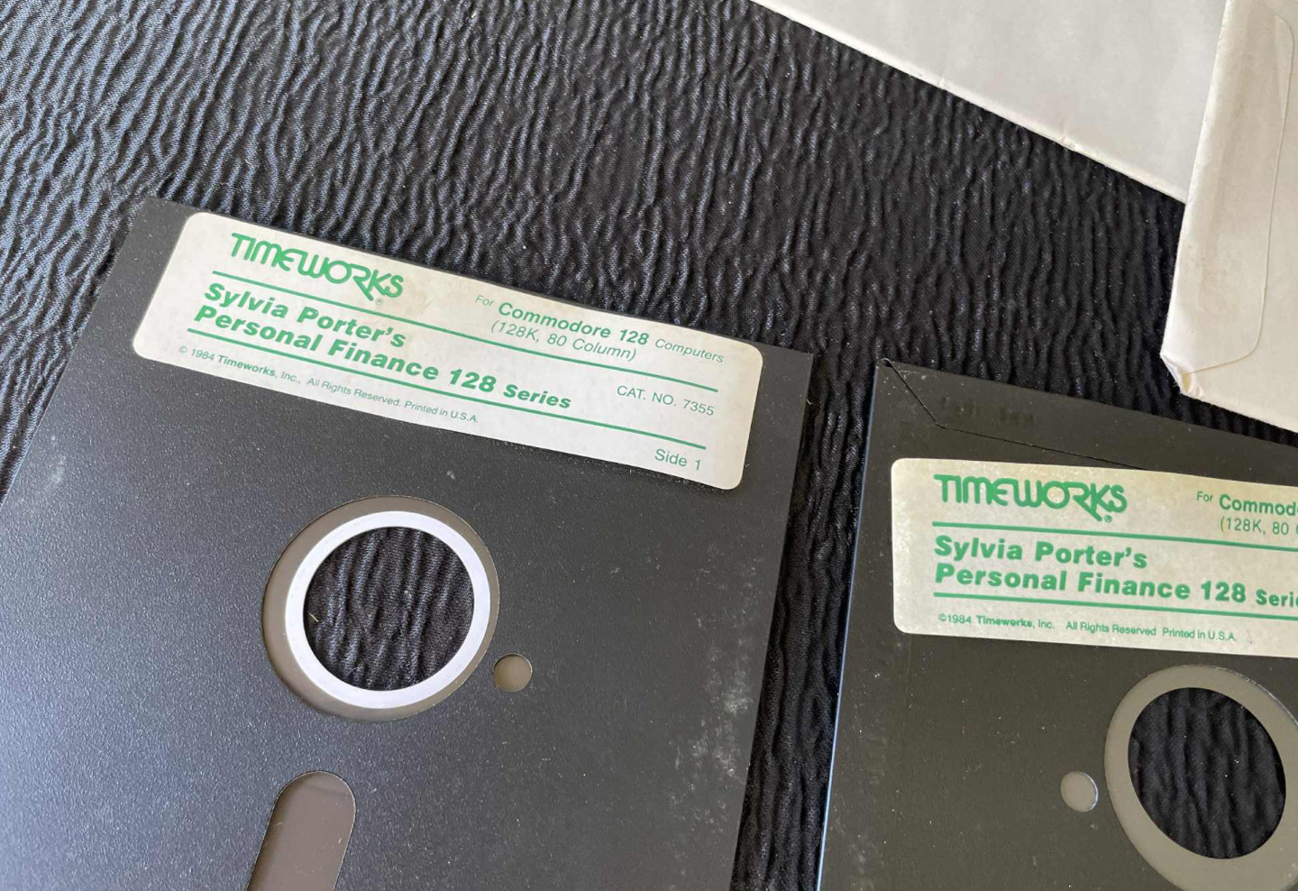 Commodore 128 Sylvia Porter Personal Finance Series Timeworks 1984 Side 1 & 2