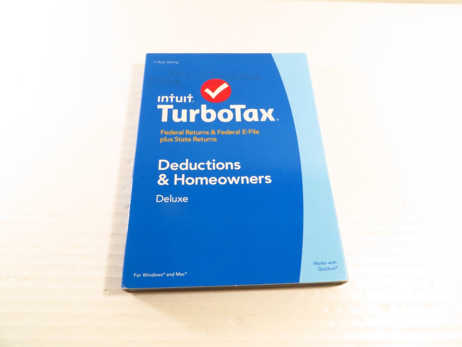 Intuit TurboTax Deluxe Federal State 2014 PC/Mac Software, FREE 2-3 Day Ship!!!
