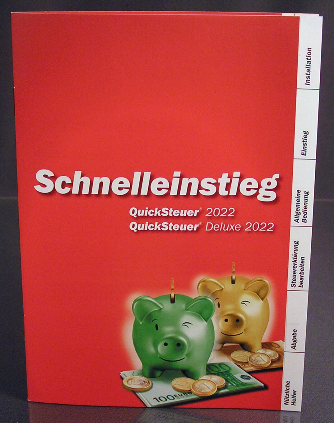 Lexware QuickTax Deluxe 2022 Full Version Box, CD Manual Tax Year 2021 NEW