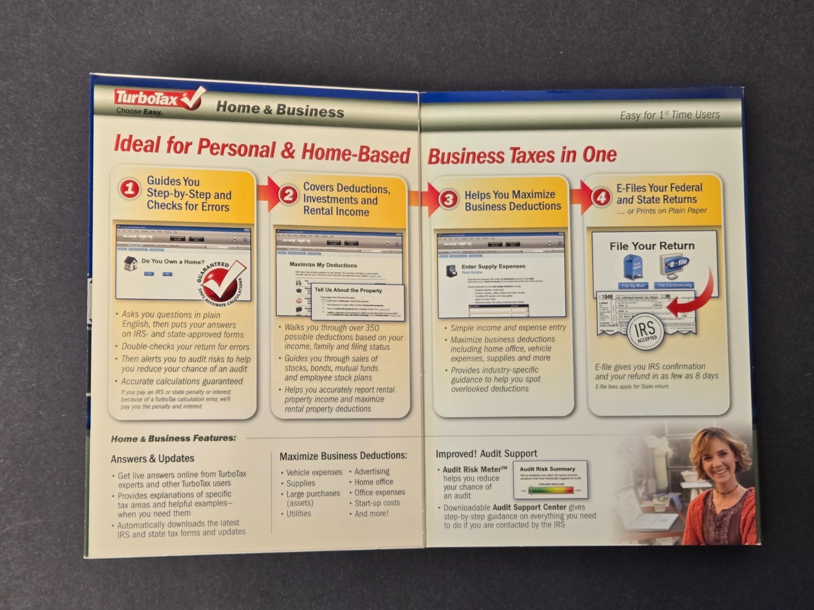 Intuit 2008 TurboTax Home and Business CD – Windows/Mac