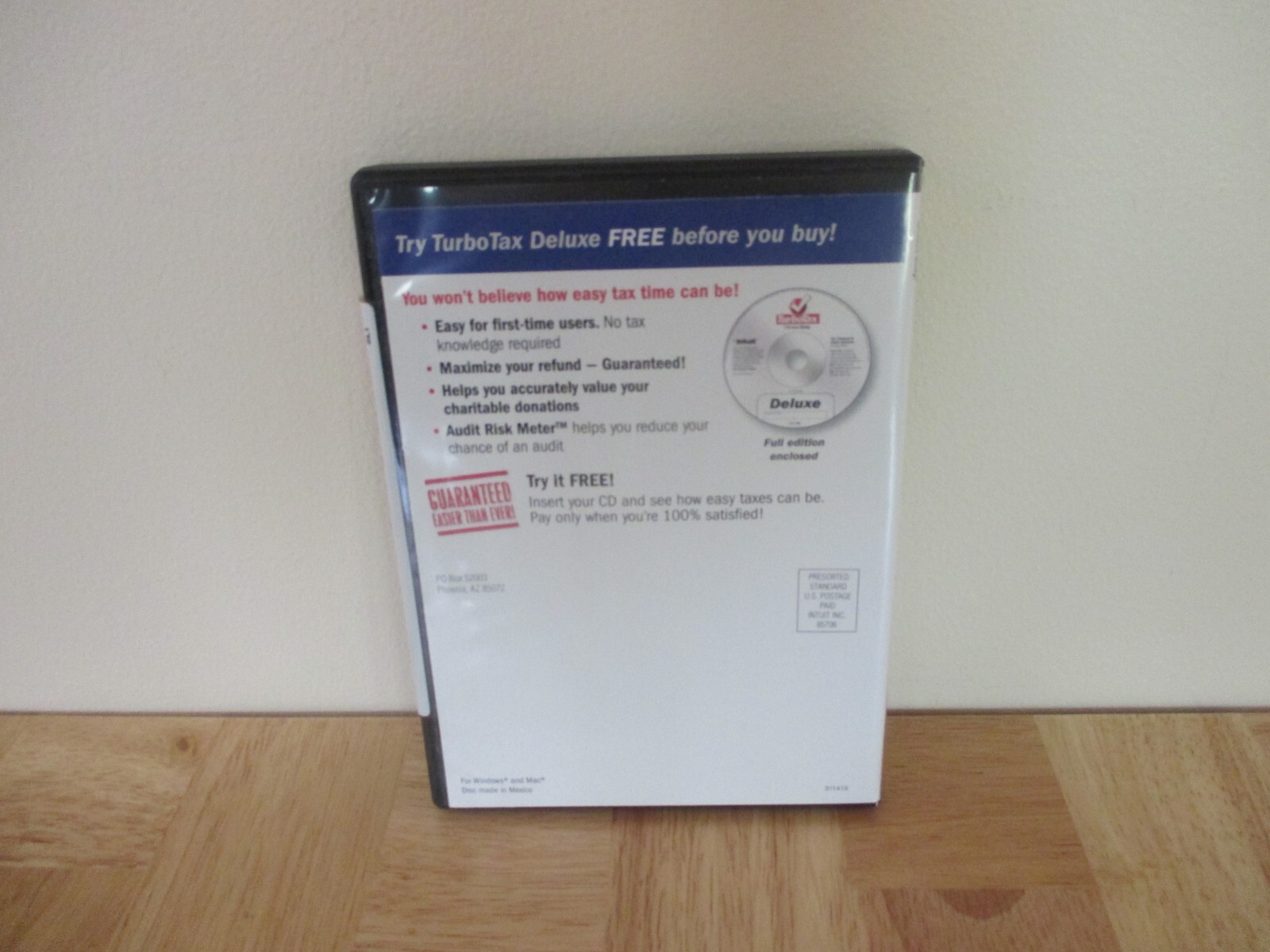 Intuit Turbo Federal & State Deluxe 2007 – Full Edition CD – SEALED PACKAGE NEW!