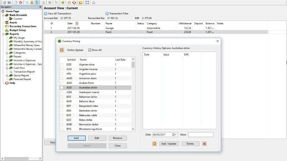Personal and Small Business Finance & Accounting Software – Banking, Budgeting