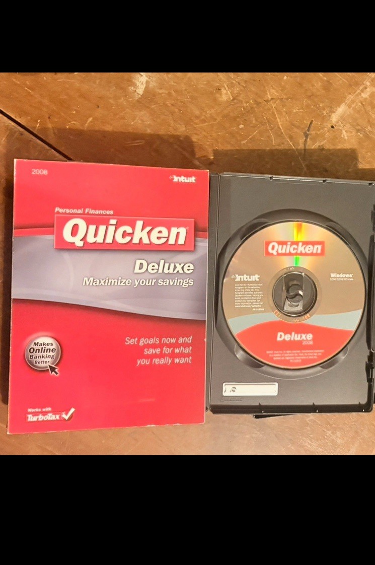 Intuit Quicken 2008 Deluxe For Windows