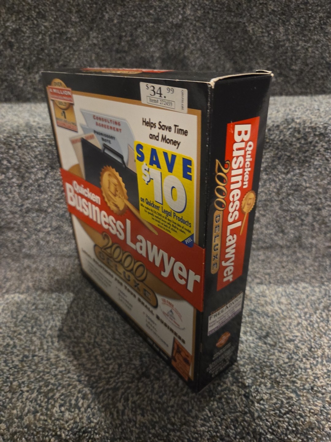 Quicken business lawyer 2000 Deluxe New Big Box Old Stock