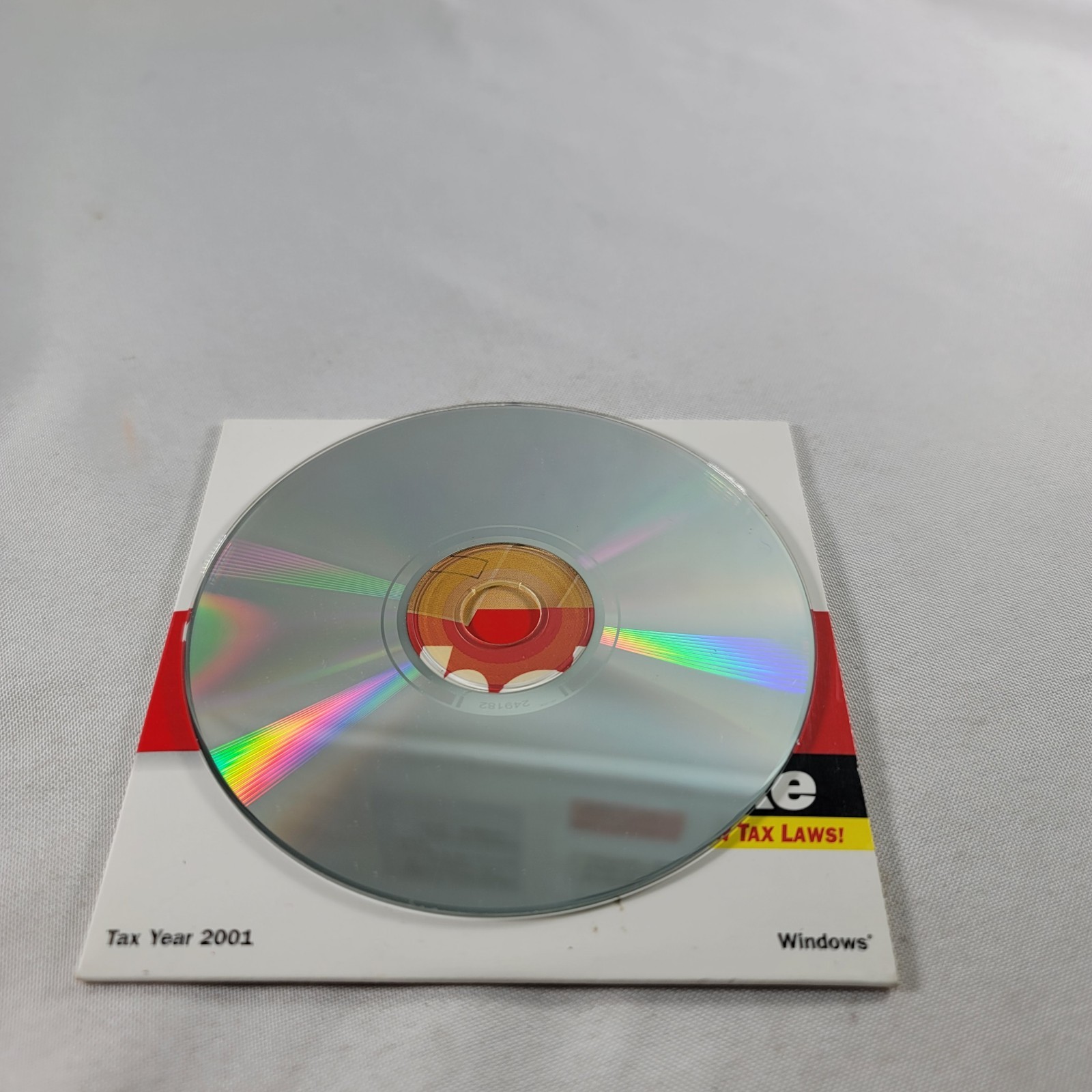 TAX CD Quicken Turbo Tax Deluxe Tax year 2001