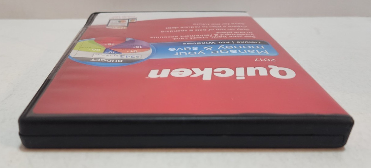 Intuit Quicken 2017 Deluxe For Windows Brand New Sealed READ BEFORE PURCHASING!!