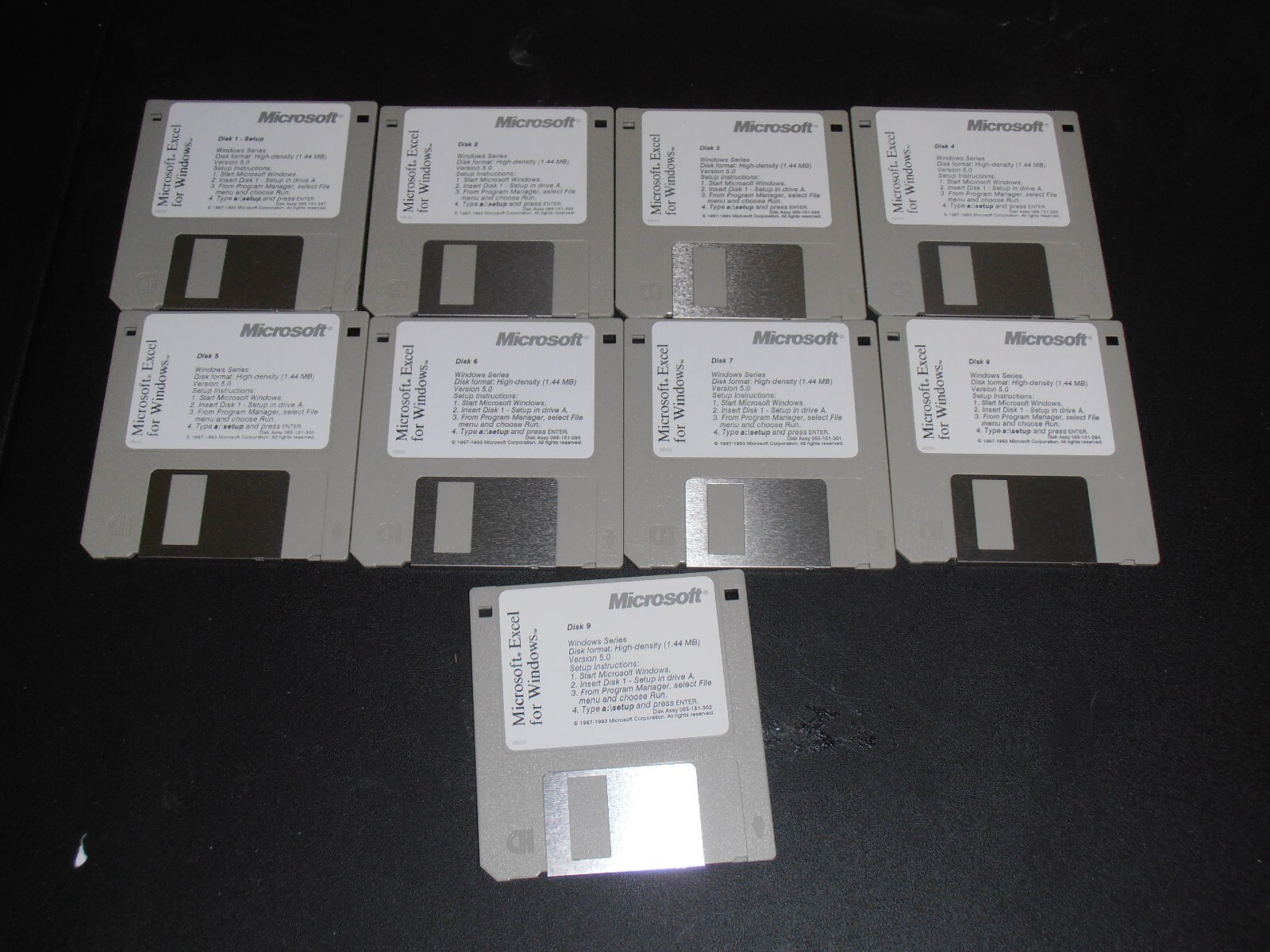 Microsoft Excel 5.0 (PC, 1994) Upgrade edition