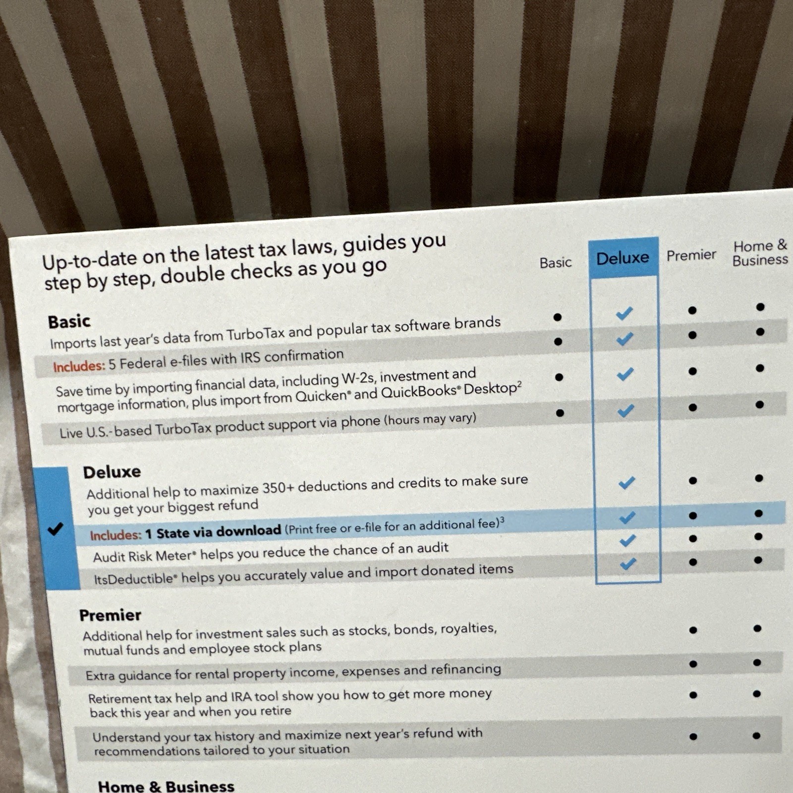 Sealed 2021 TurboTax Deluxe State + Federal Physical Disc WIN MAC Tax Software