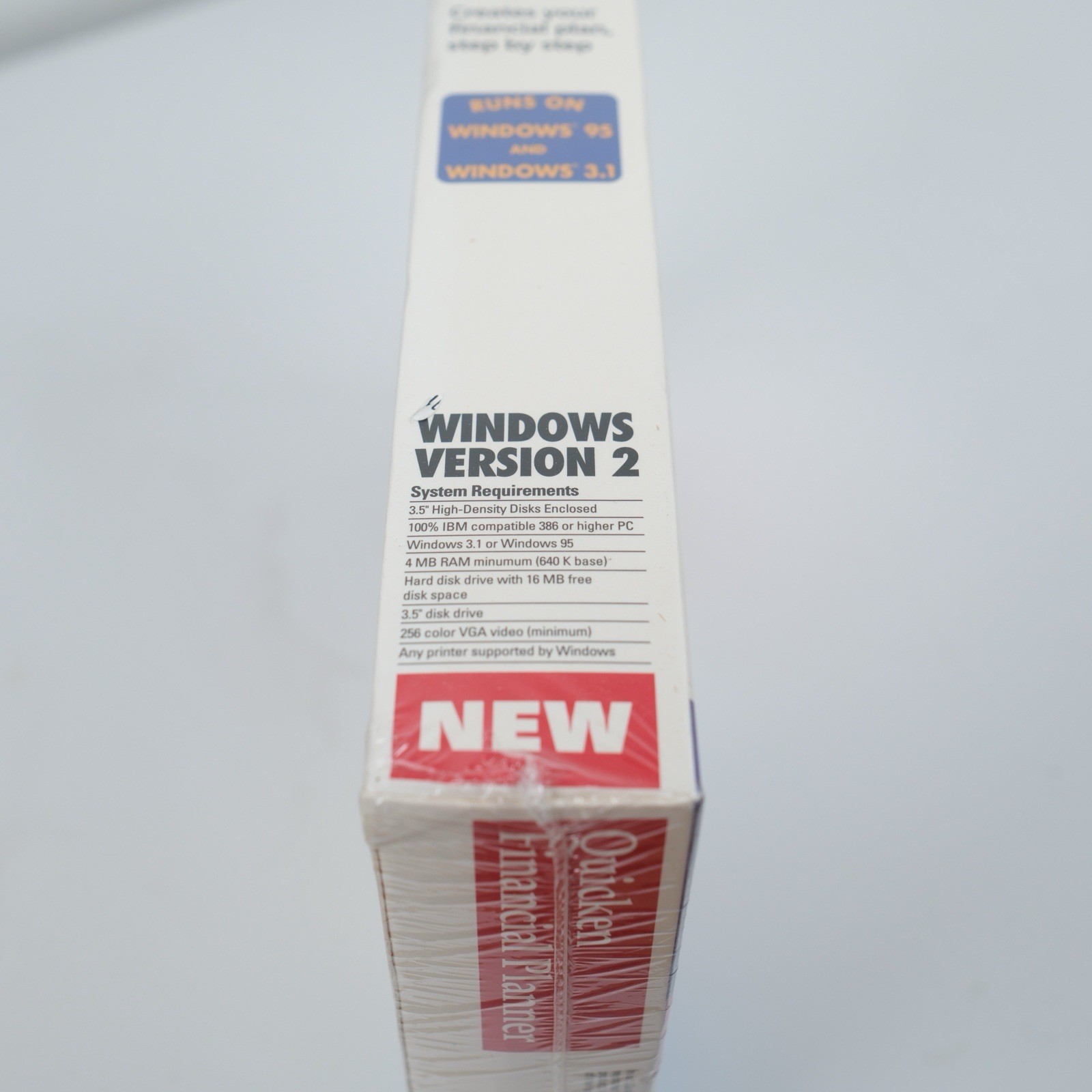 Quicken Financial Planner CD-ROM For Windows 95 Windows 1 Personal Retirement