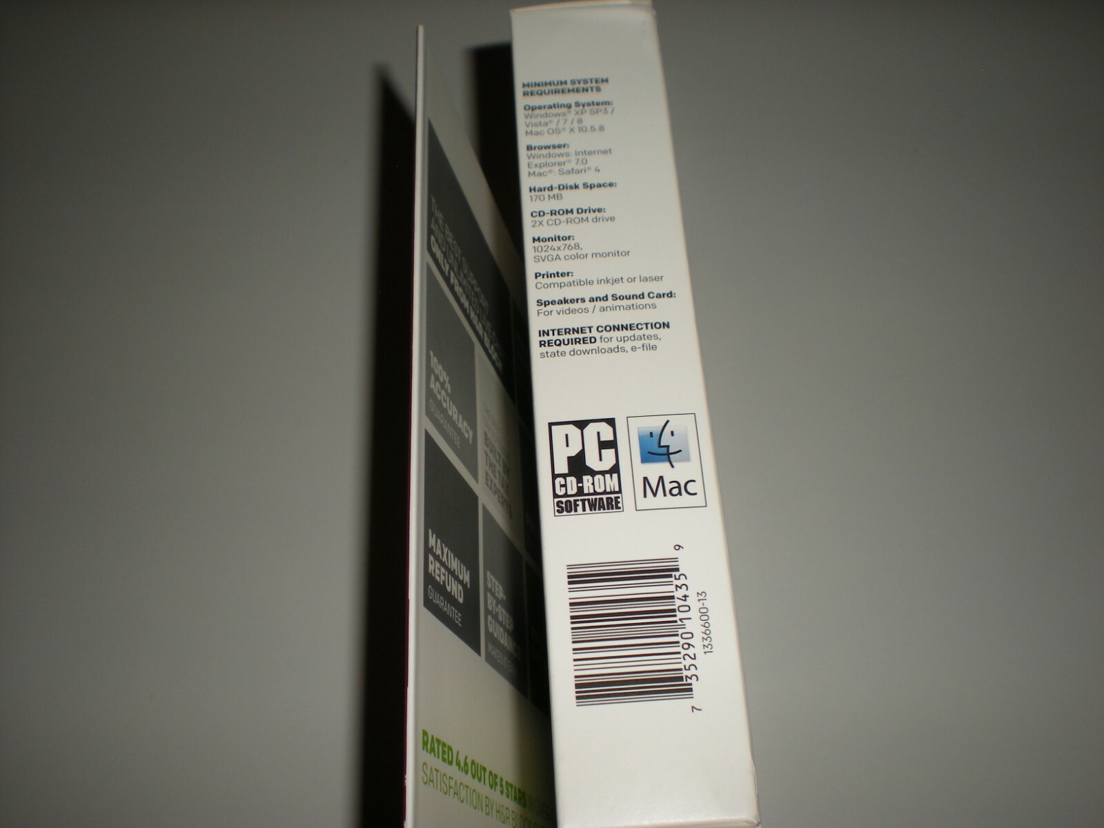 H&R Block 2013 Deluxe Federal & State. Imports Turbotax. Sealed retail box.