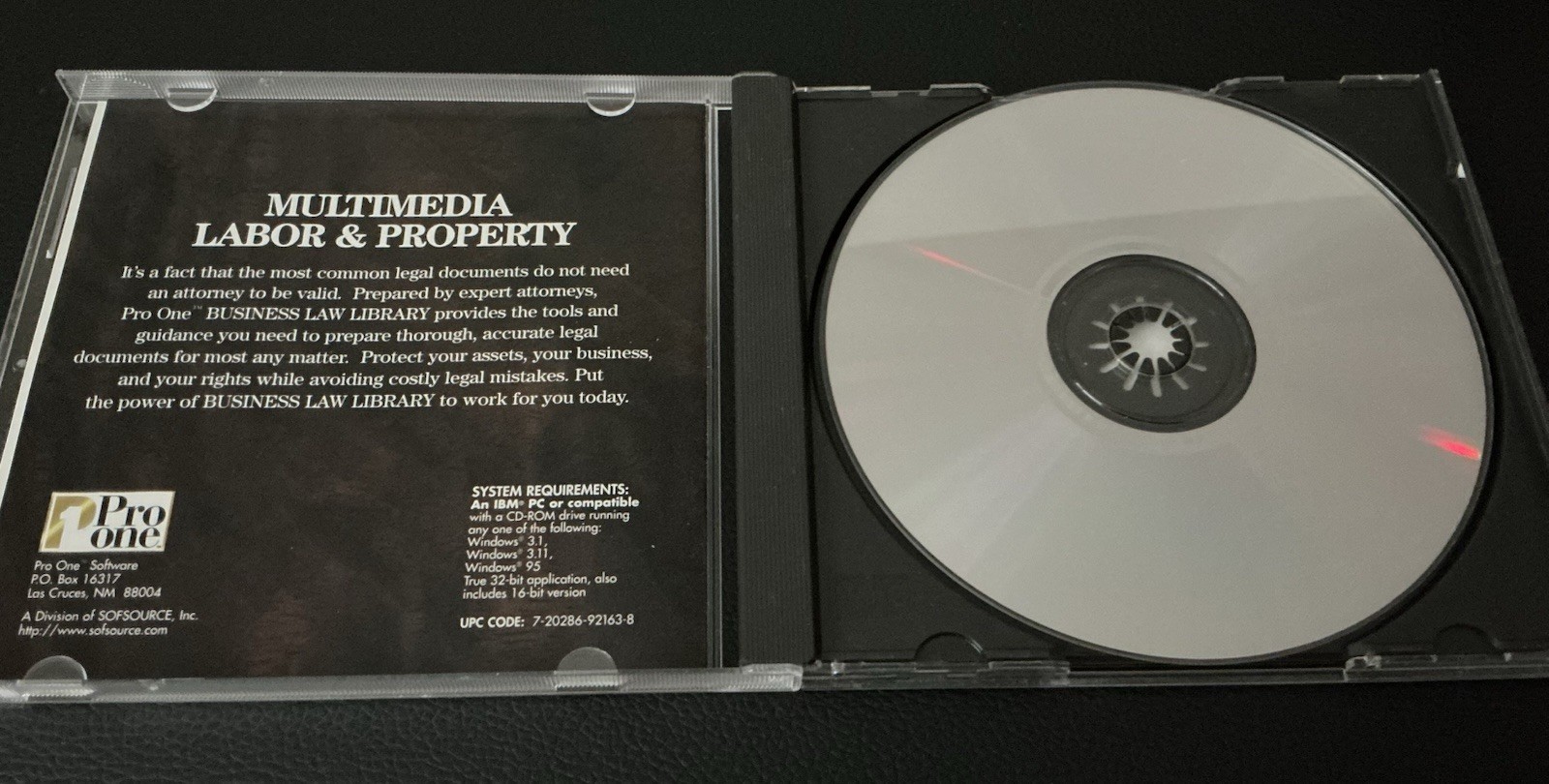 Business Law Library: Multimedia Labor & Property CD-ROM Pro One – Sealed