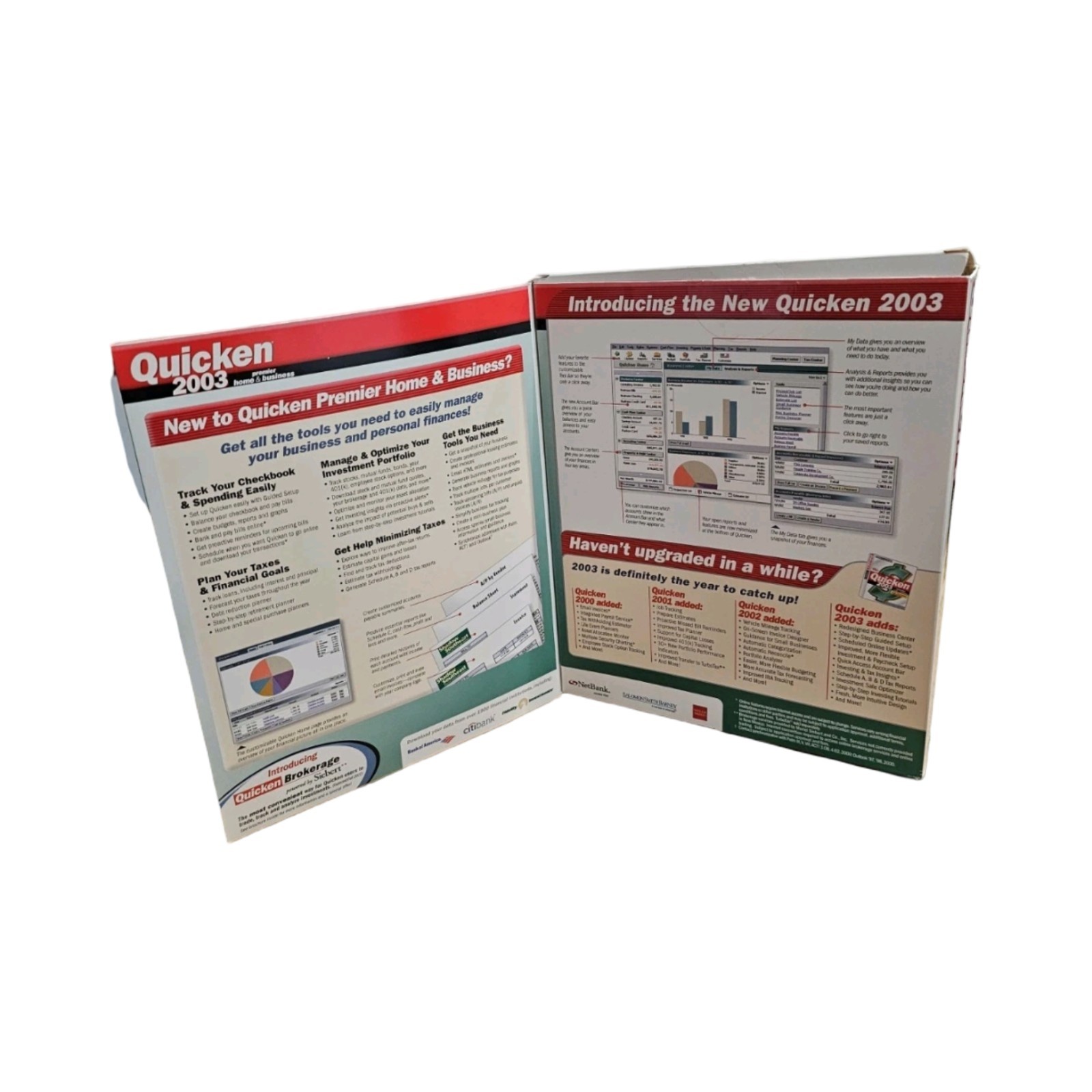 2003 Quicken Premier Home & Business Personal Finance Software PC CD-ROM Intuit
