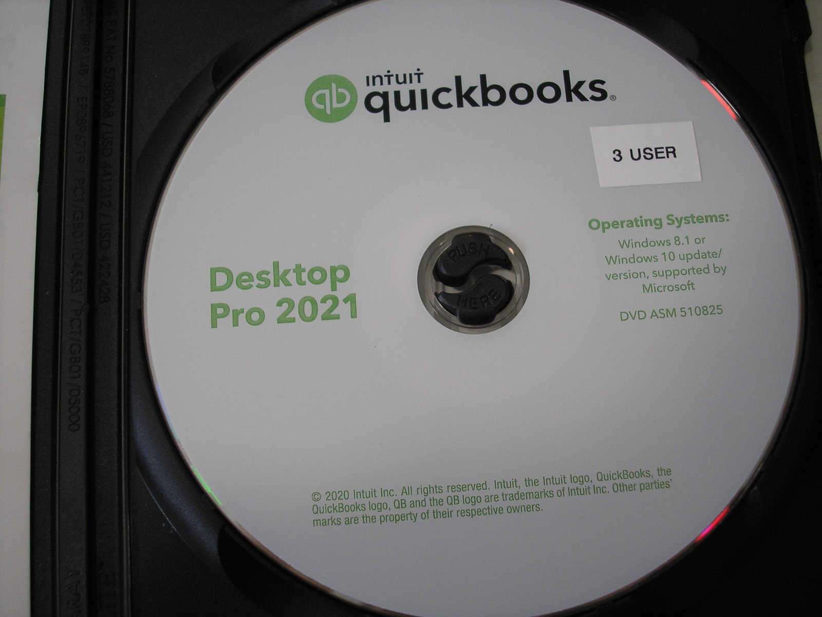 =3 USER VERSION=INTUIT QUICKBOOKS DESKTOP PRO 2021 FOR WINDOWS=PERMANENT LICENSE