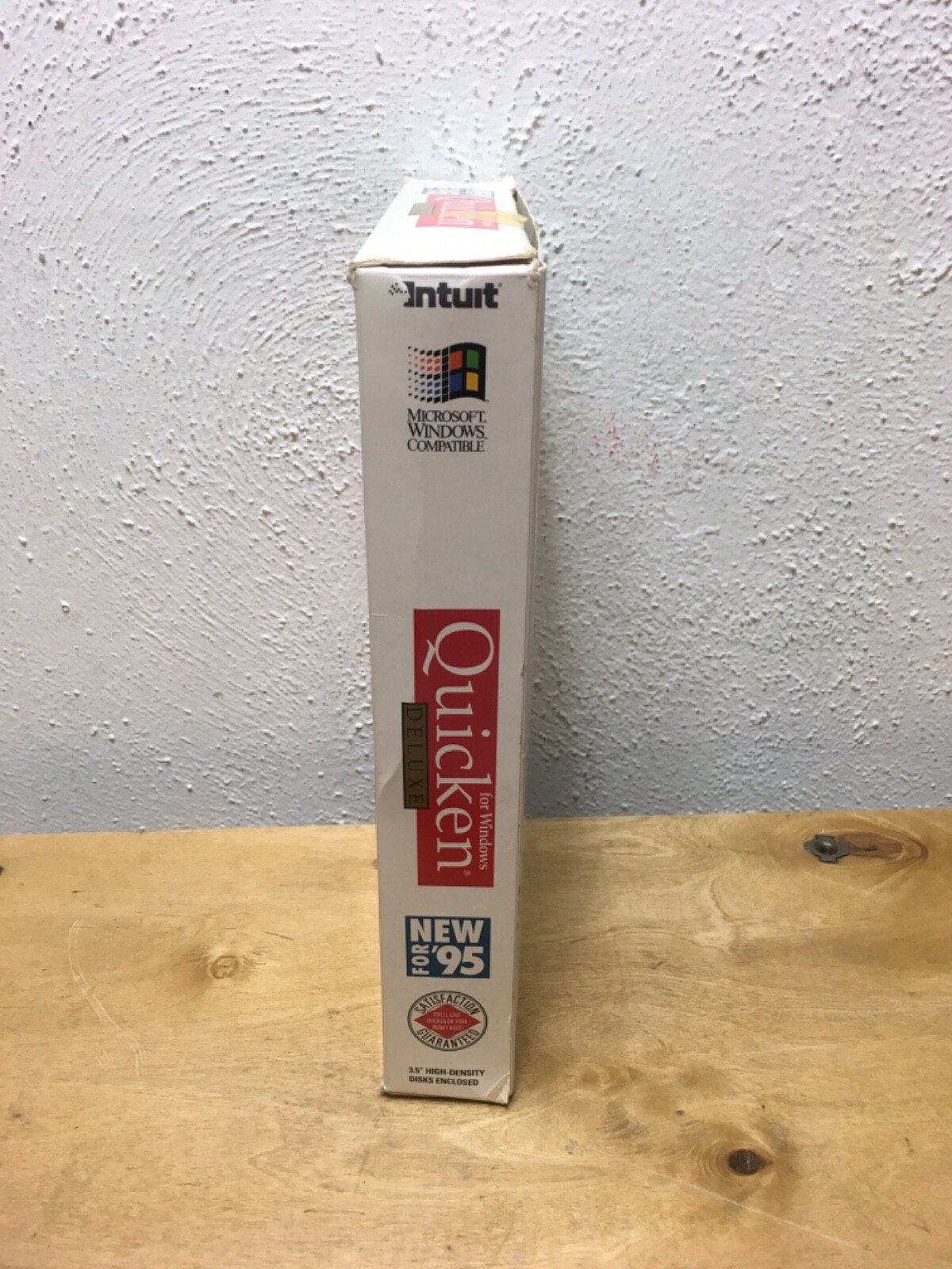 Quicken for windows Version 4 New for 95/3.5″ Floppy Big Box Software Intuit #20