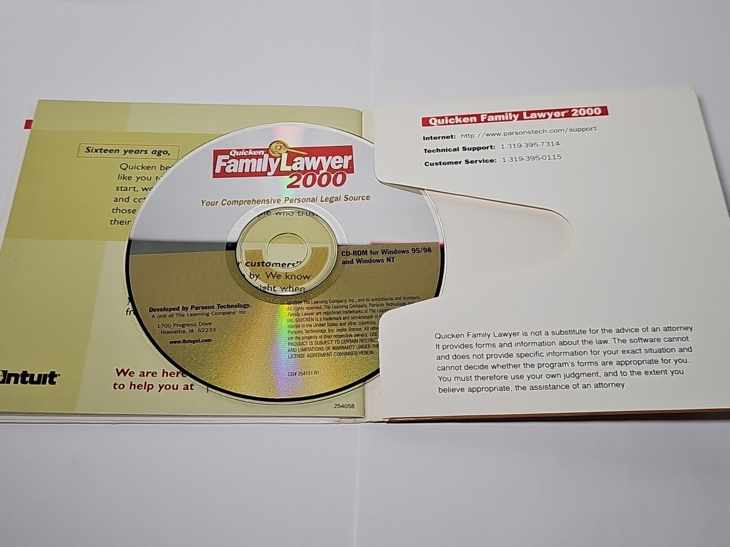 Suite Quicken Deluxe 2000 for Windows 95/98/NT Vintage Software TurboTax Lawyer