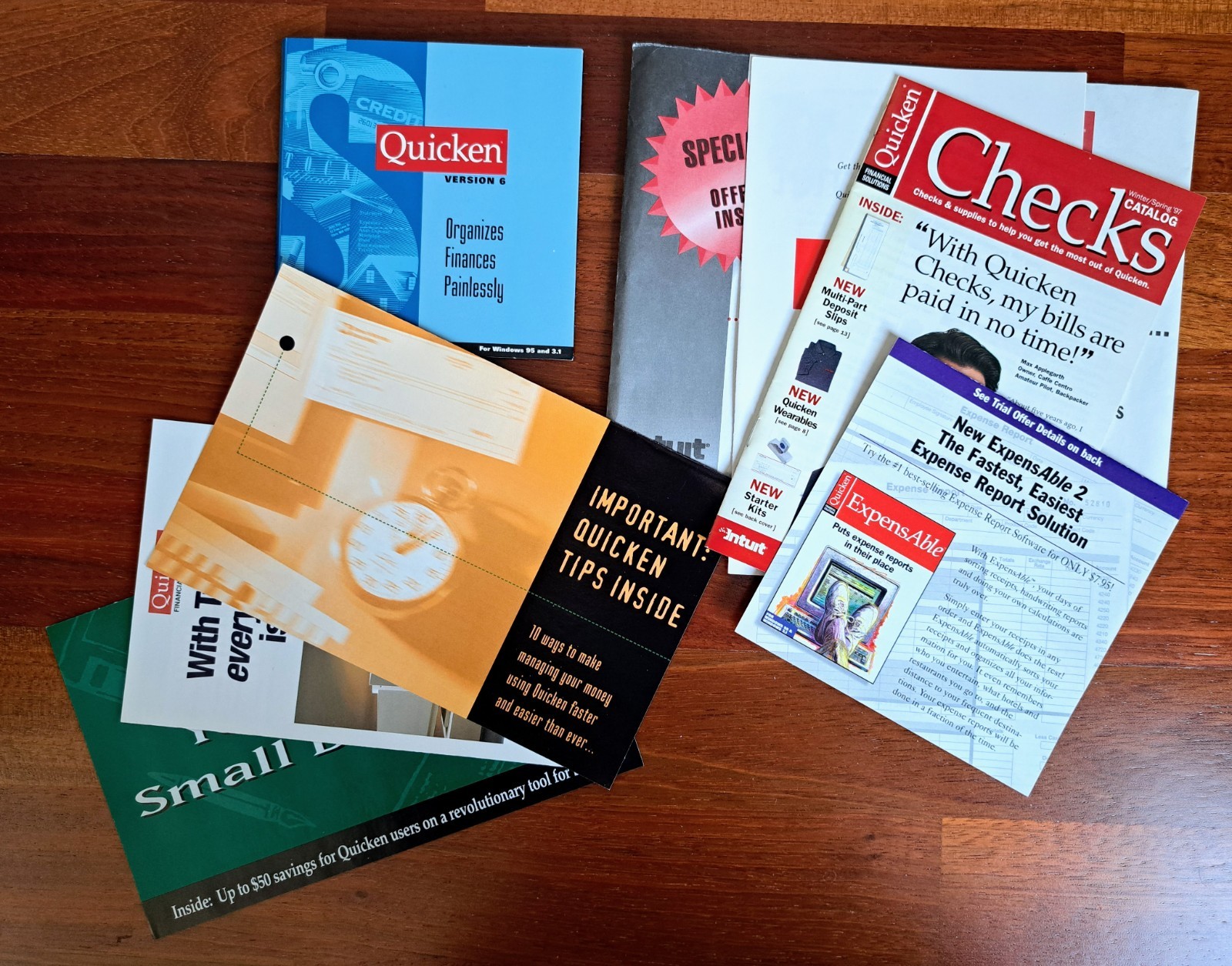 Quicken Version 6 for Windows 95 and 3.1, 1996, CD
