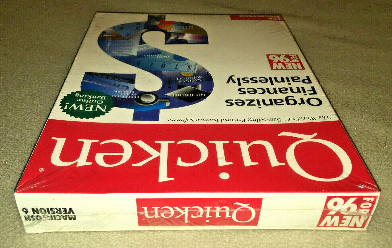 Quicken Macintosh Version 6 (3.5″) {NEW-SEALED-SHRINK-NEAR MINT}