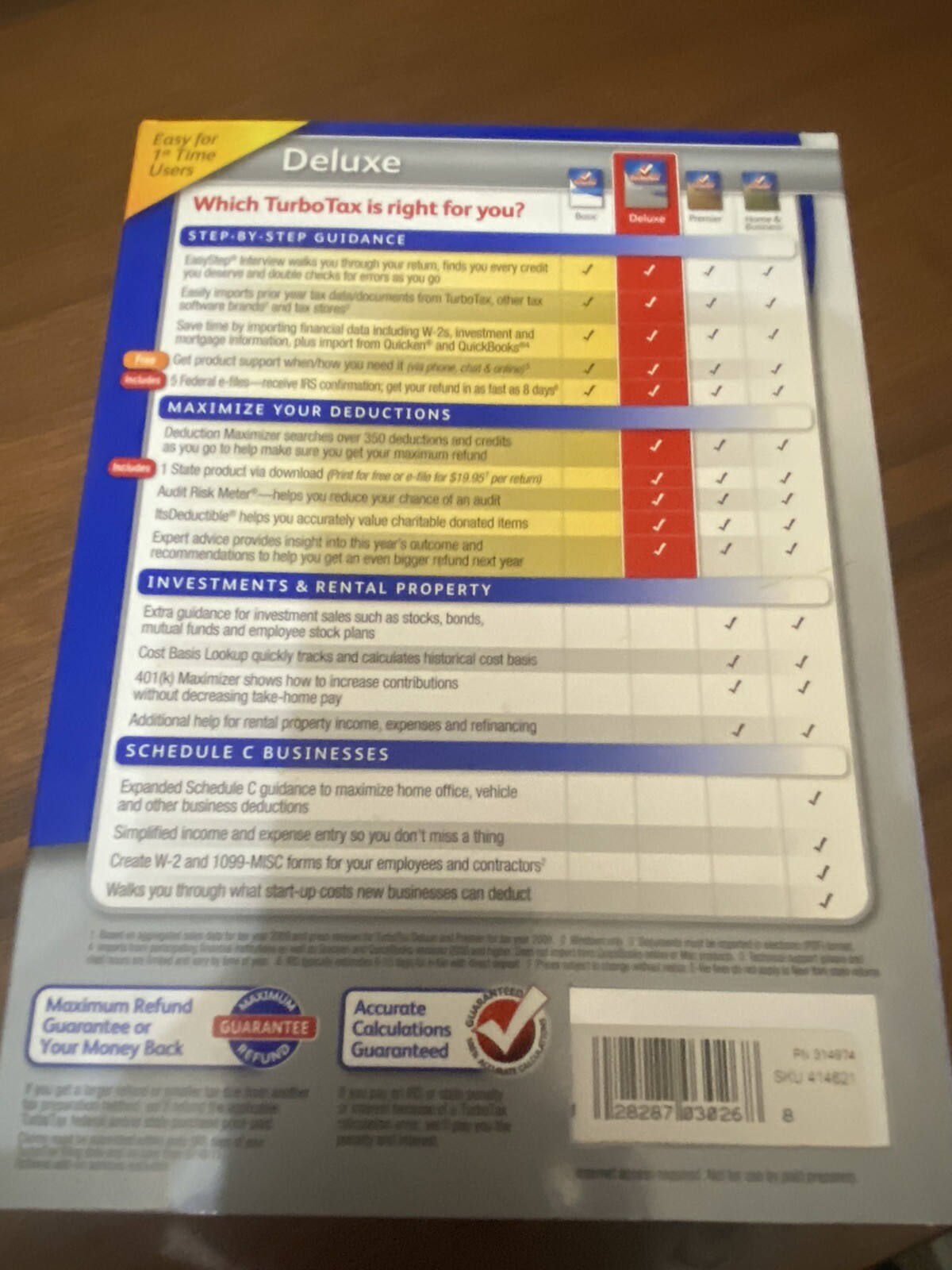 TurboTax Deluxe Federal and State For Windows & Mac – Tax Year 2010