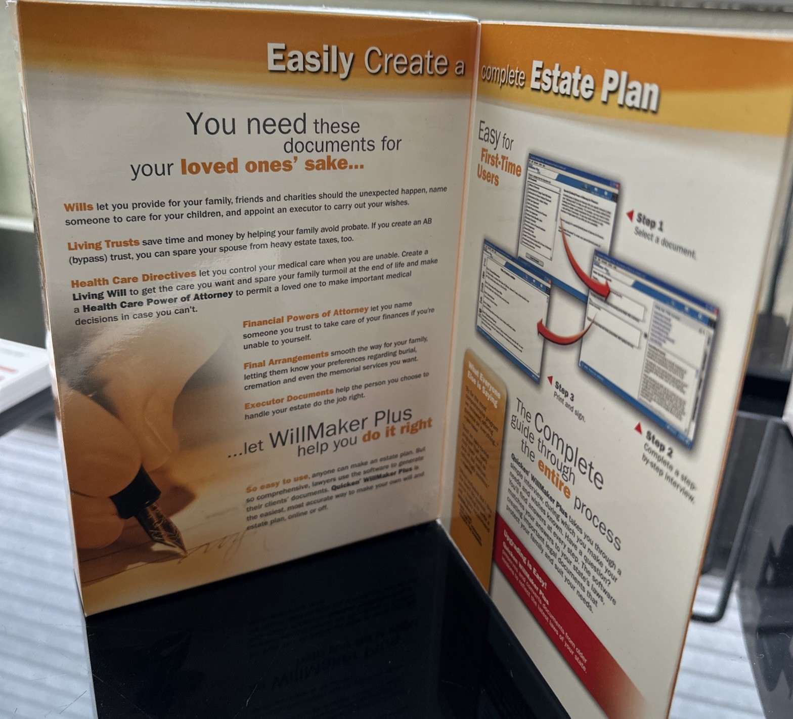 Quicken Willmaker Plus 2008: Estate Planning Software Windows /Opened Never Used
