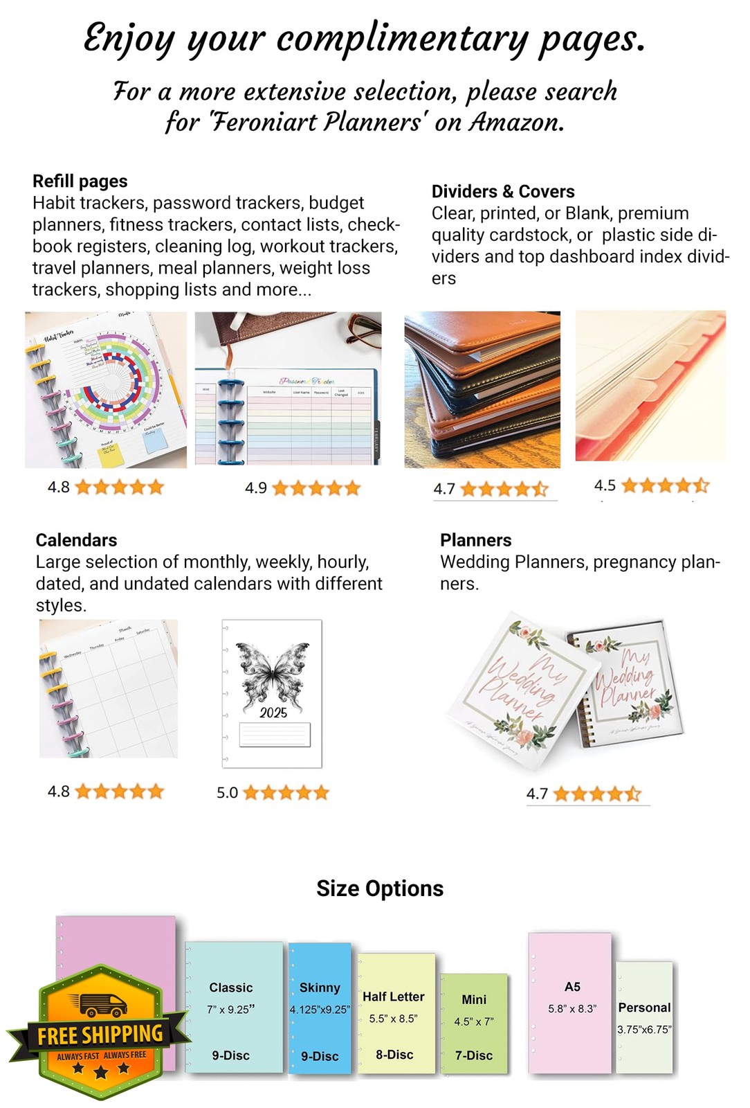 FeroniArt Password Tracker 11-Disc Letter