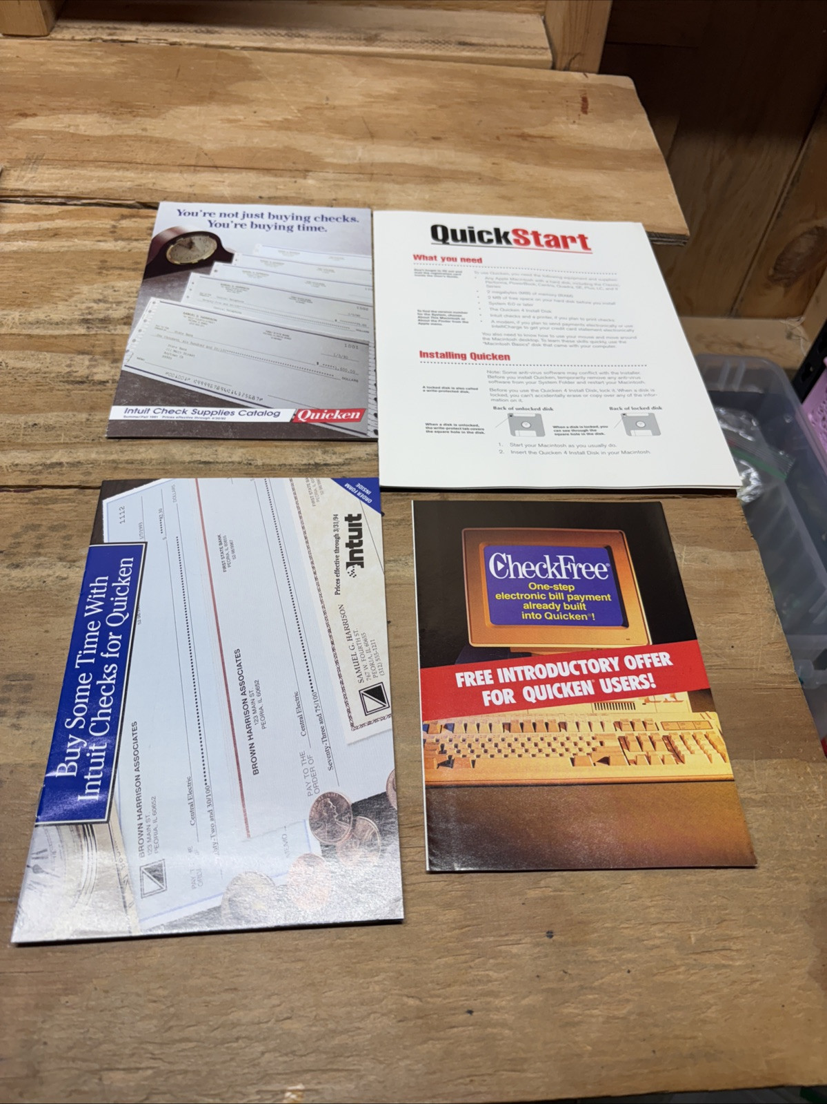 Macintosh 3.0 Quicken 1991 Manage Home & Business Finances Intuit Floppy Disk