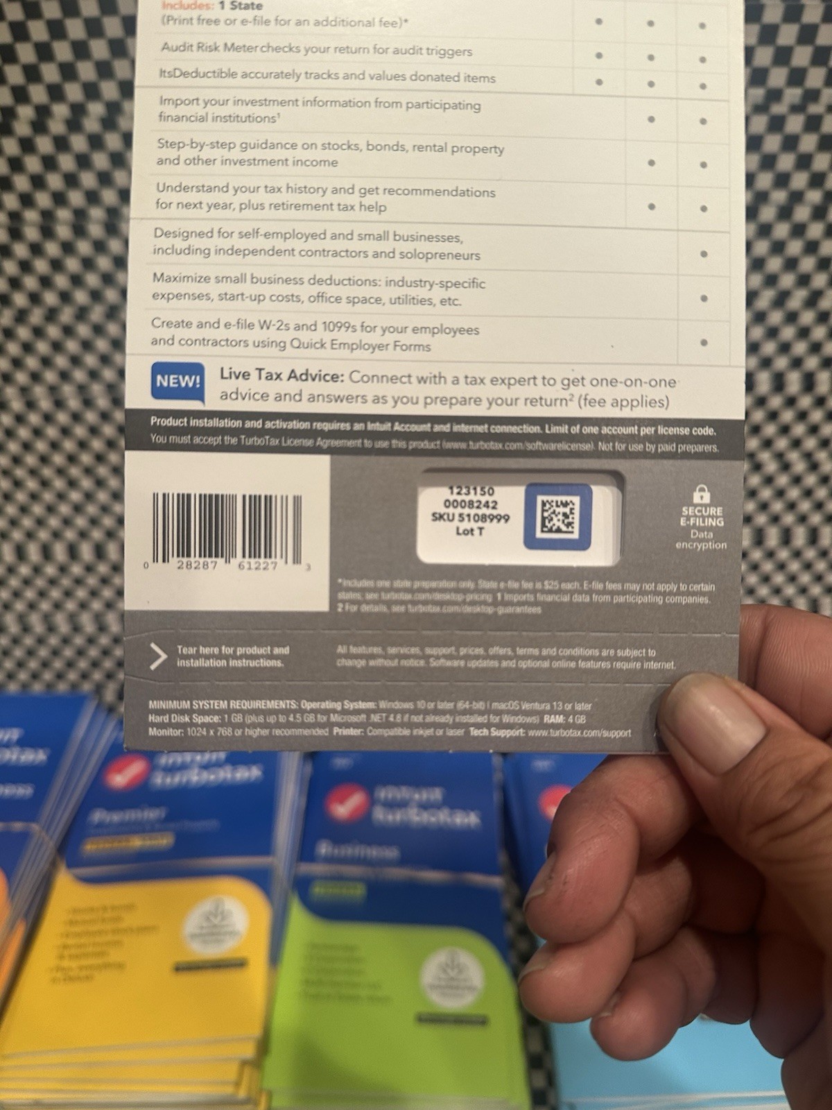 2024 Intuit Turbotax BASIC Federal Window Mac USA Sealed NEW 2024 Tax Software
