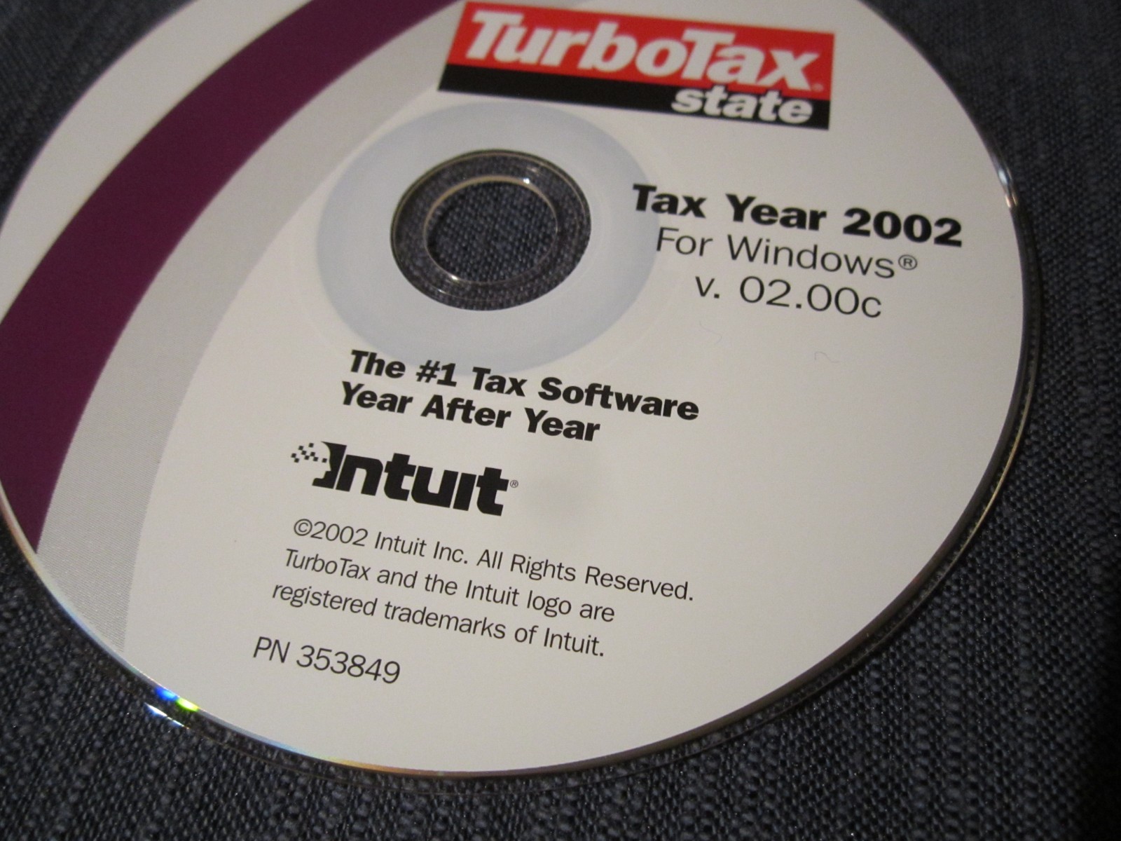 Turbotax 2002 Deluxe Federal State Tax Software Windows ONLY