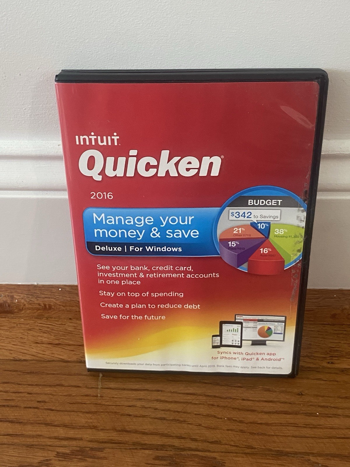 Quicken 2016 Manage Your Money Save Deluxe Personal Finance For WIN 7/8/10
