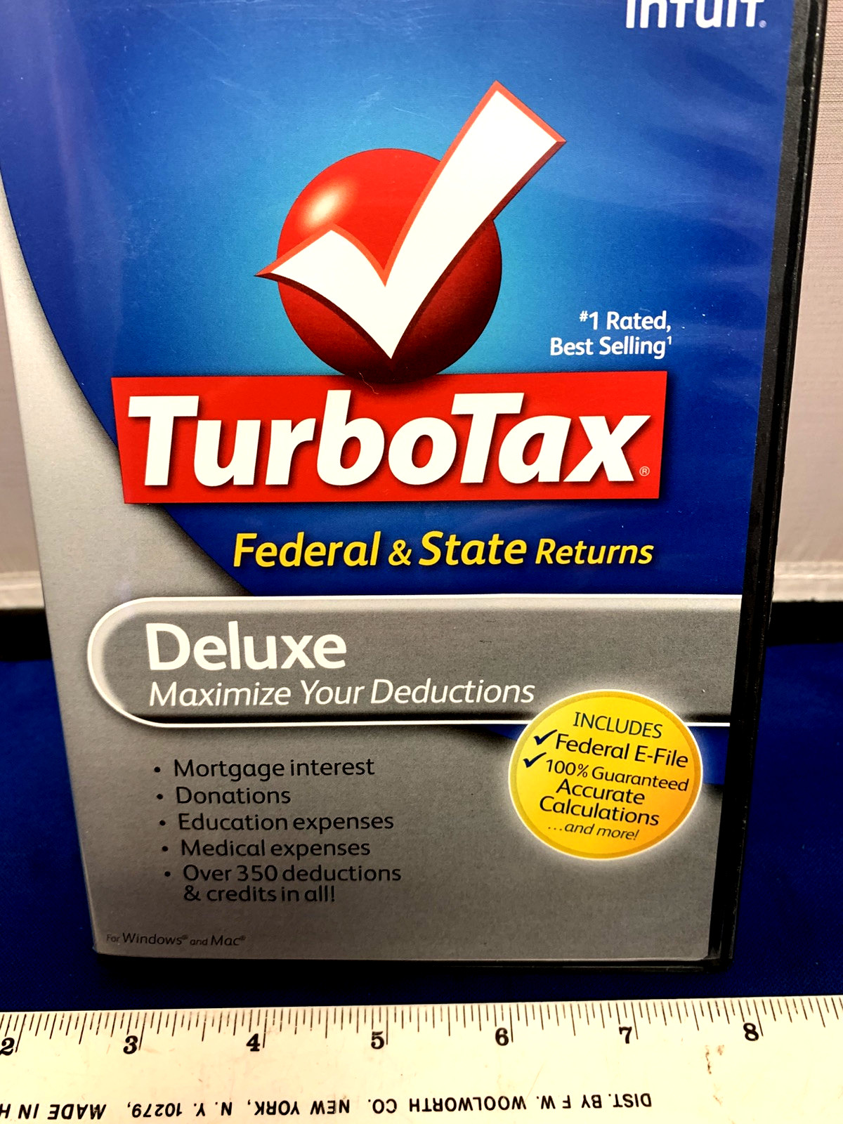 TurboTax Deluxe Federal + E-File 2009 for Windows & MAC