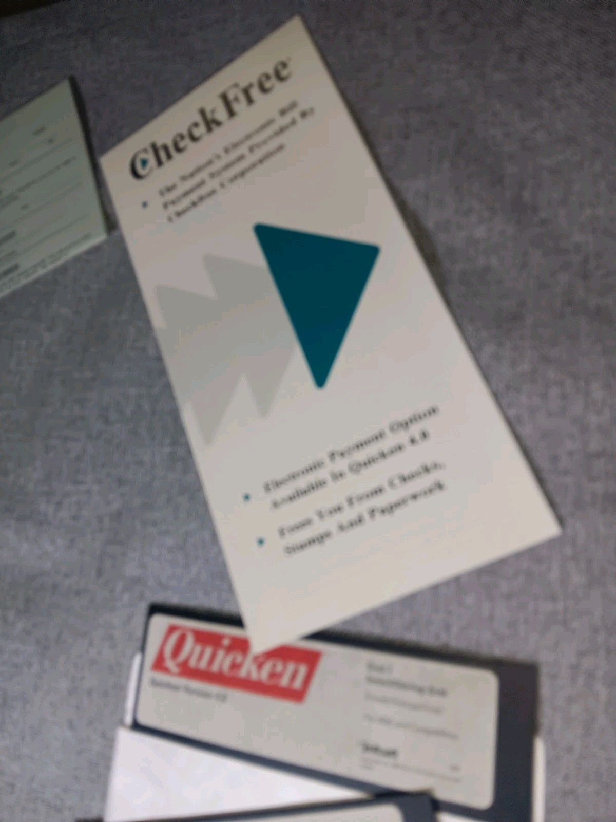 Intuit Quicken 4.0 IBM PC XT Evaluación Edition Software w/ 5 1/4″ Floppy Discs