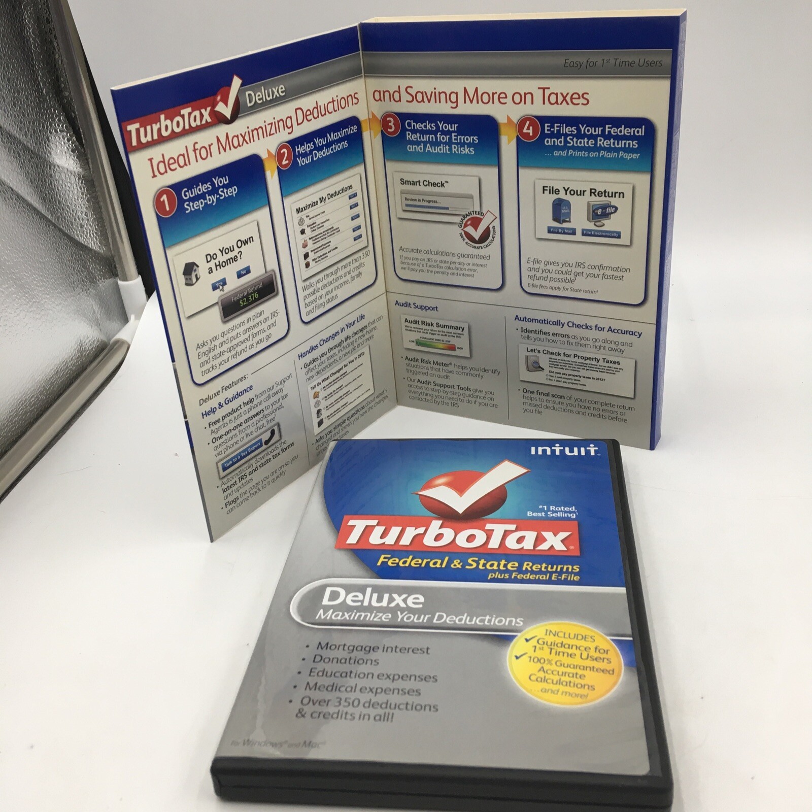 Intuit TurboTax Deluxe 2012 (Income Tax Preparation Software) for Windows & Mac