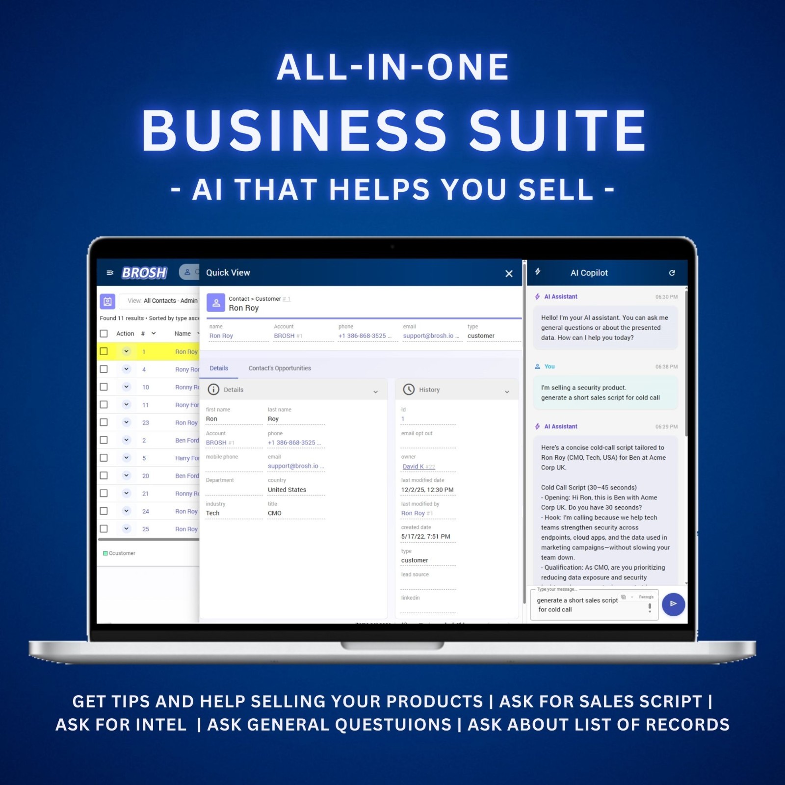 Small Business CRM, Contract Management, E-Signature, whatsapp+sms+Mass email