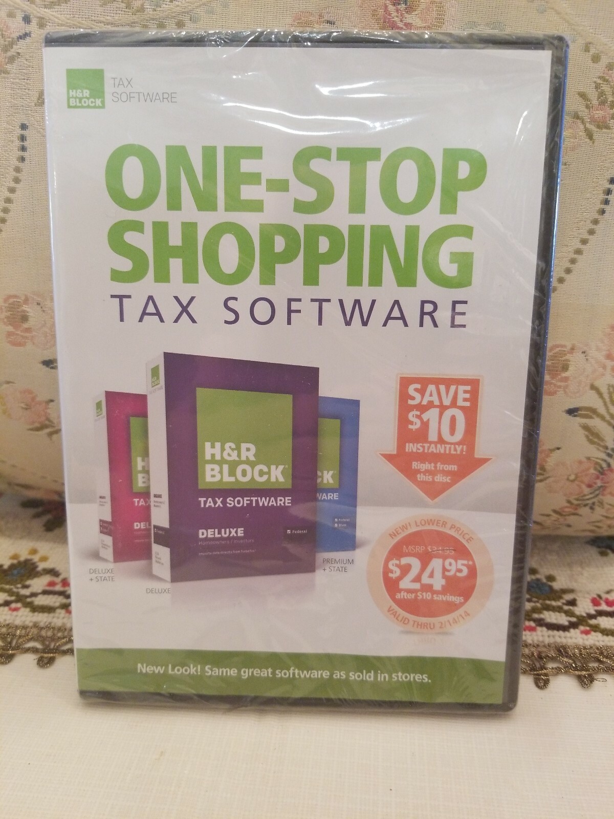 H & R Block One-Stop Shopping Tax Software 2013 Tax Year/Sealed